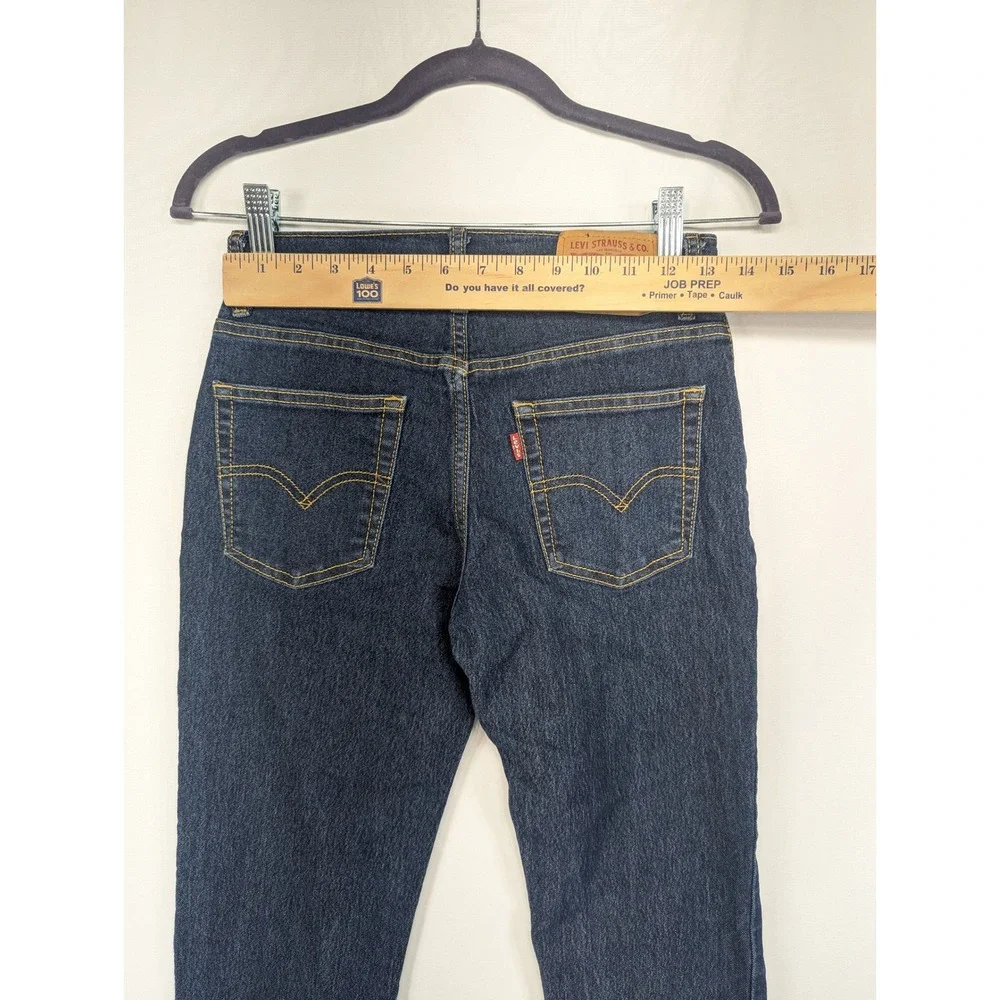 Levi's 502 Regular Taper Boys Jeans Size 12 Reg Dark Wash‎ Denim 26x27